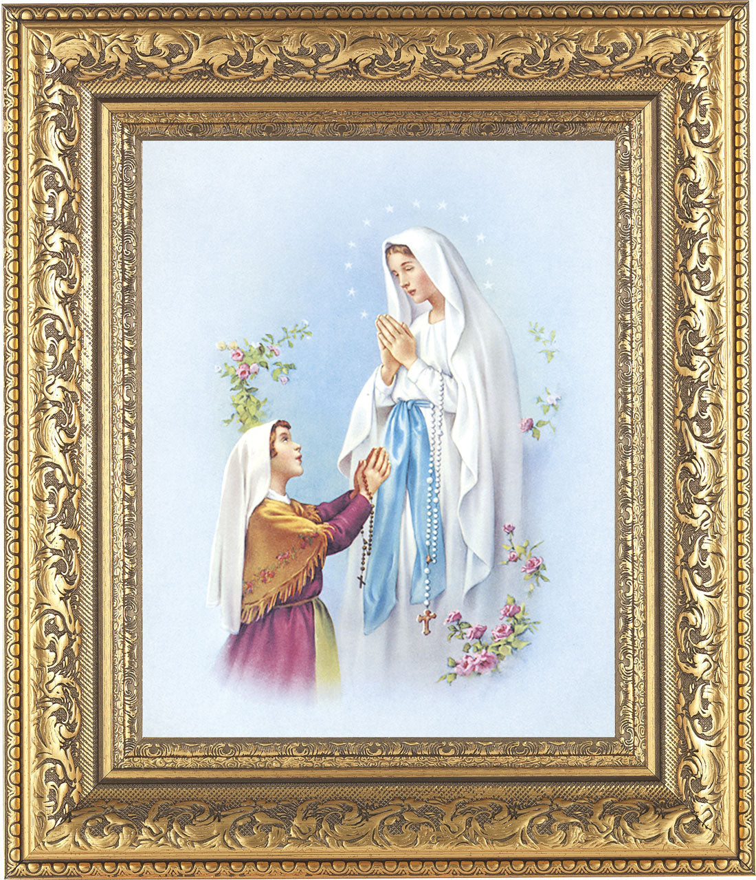 Our Lady of Fatima 8x10 Framed Print Under Glass