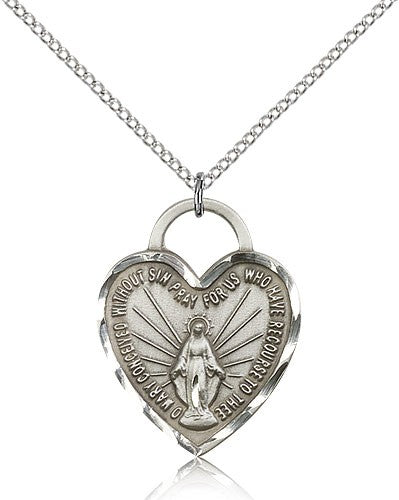 Women's Miraculous Heart Medal