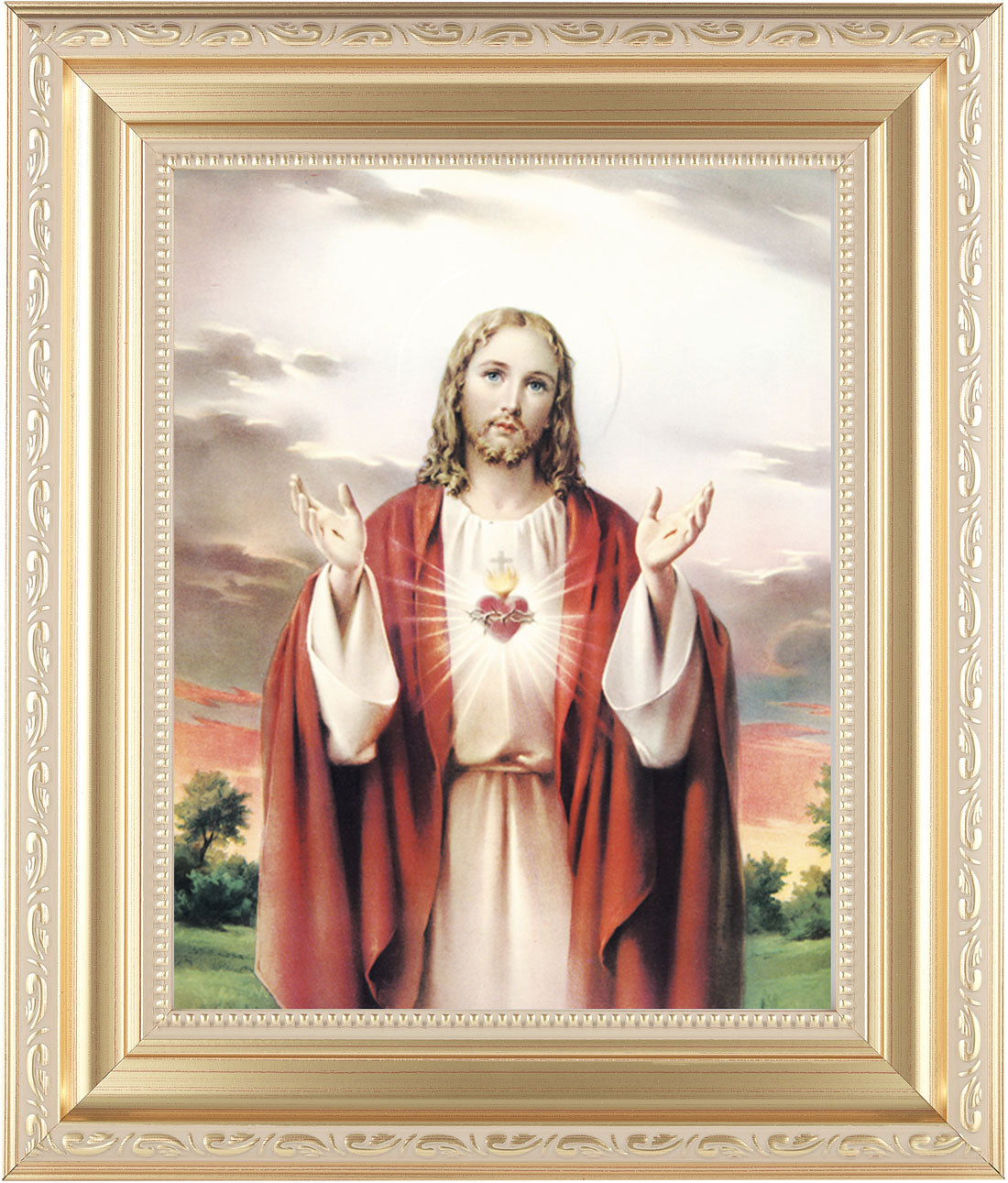 Sacred Heart of Jesus 8x10 Framed Print Under Glass