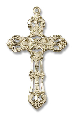 Cross Pendant Fleur de Lis
