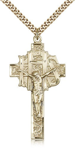 Large IHS Crucifix Pendant for Men
