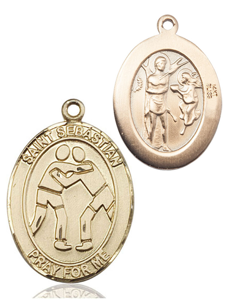St. Sebastian Wrestling Medal