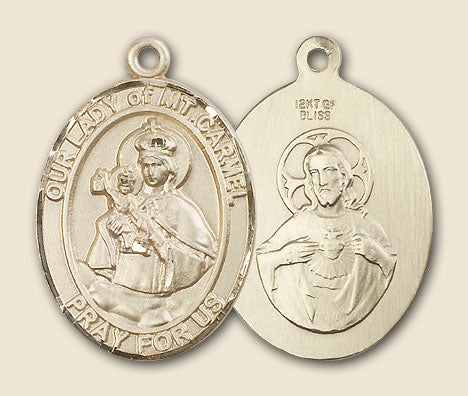 Our Lady Mount Carmel Patron Saint Medal