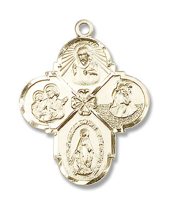 Rounded Edge 4-Way Medal for Women