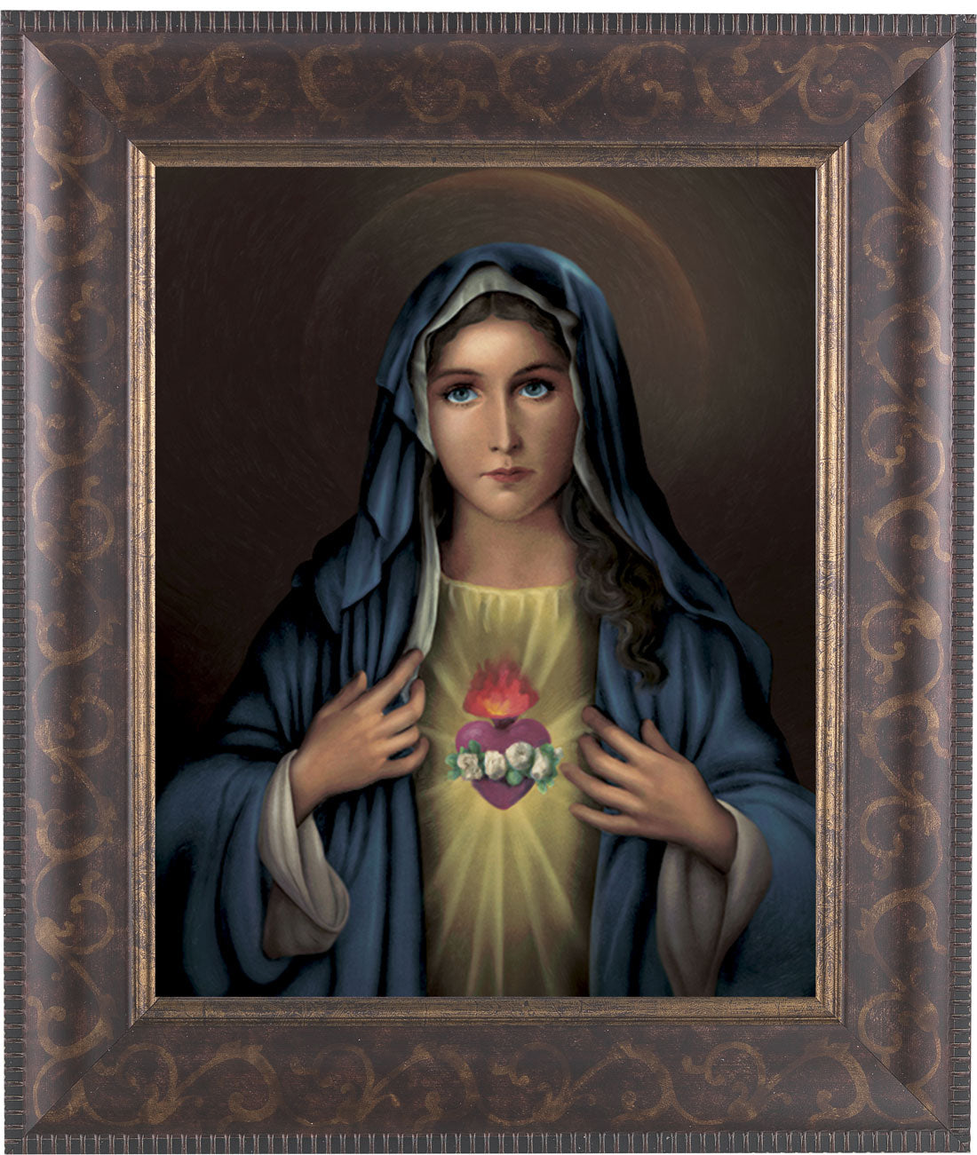 Immaculate Heart of Mary 8x10 Framed Print Under Glass