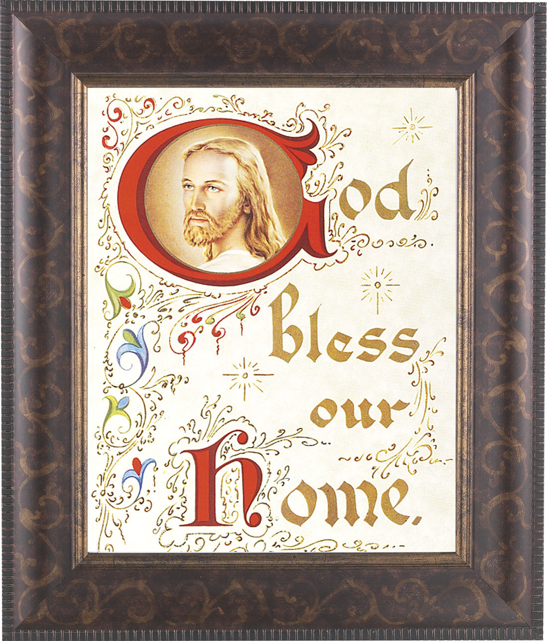 God Bless Our Home 8x10 Framed Print Under Glass