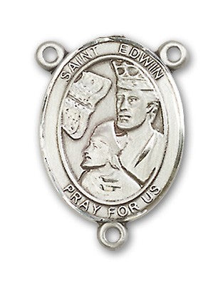 St. Edwin Rosary Centerpiece Sterling Silver or Pewter