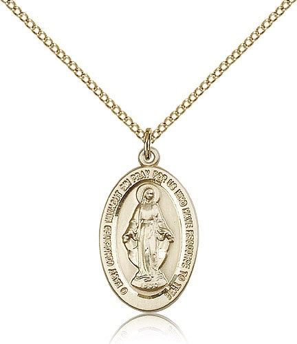Miraculous Medal Petite Pendant