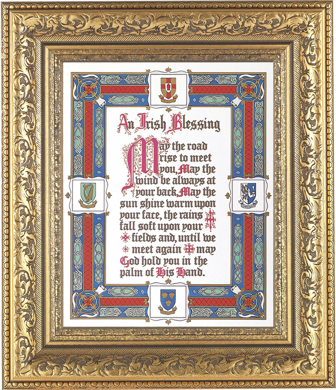 An Irish Blessing 8x10 Framed Print Under Glass