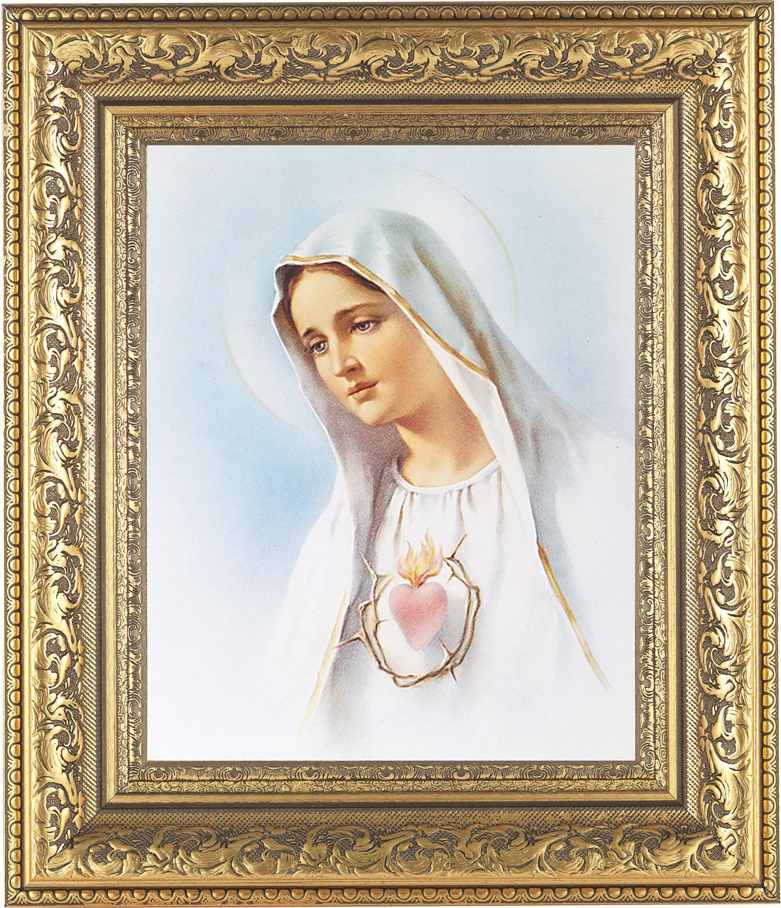 Immaculate Heart of Mary 8x10 Framed Print Under Glass