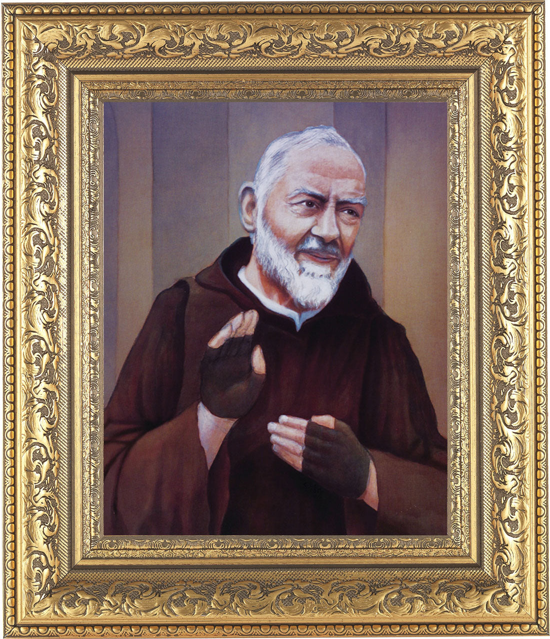St. Padre Pio 8x10 Framed Print Under Glass