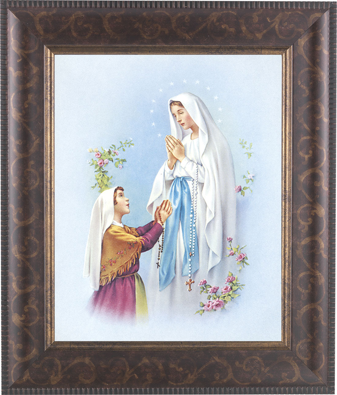 Our Lady of Fatima 8x10 Framed Print Under Glass