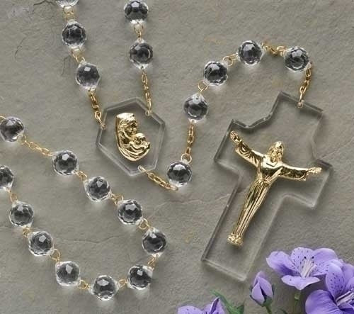 Crystal Wall Rosary 54 inch