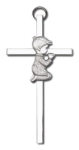 Praying Boy Cross 4'