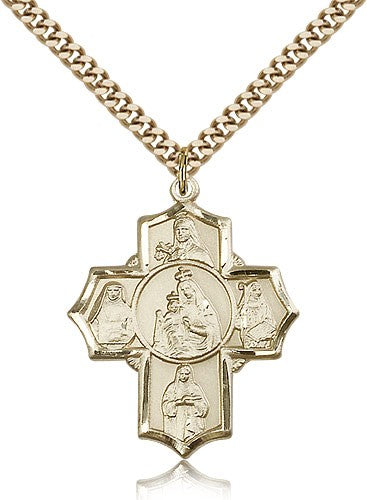 Carmelite Order 5-Way Medal