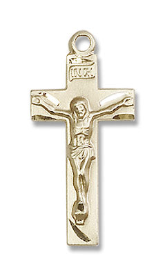 Square Edge Crucifix Pendant for Women