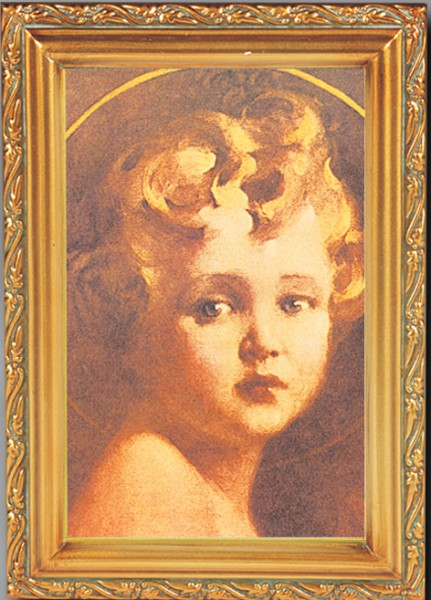 Light of the World Antique Gold Framed Print