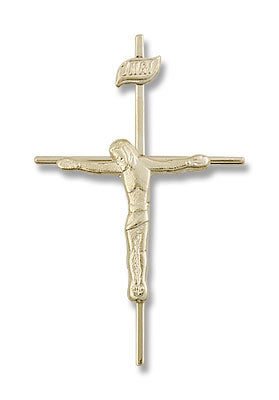 Slim Abstract Crucifix Necklace