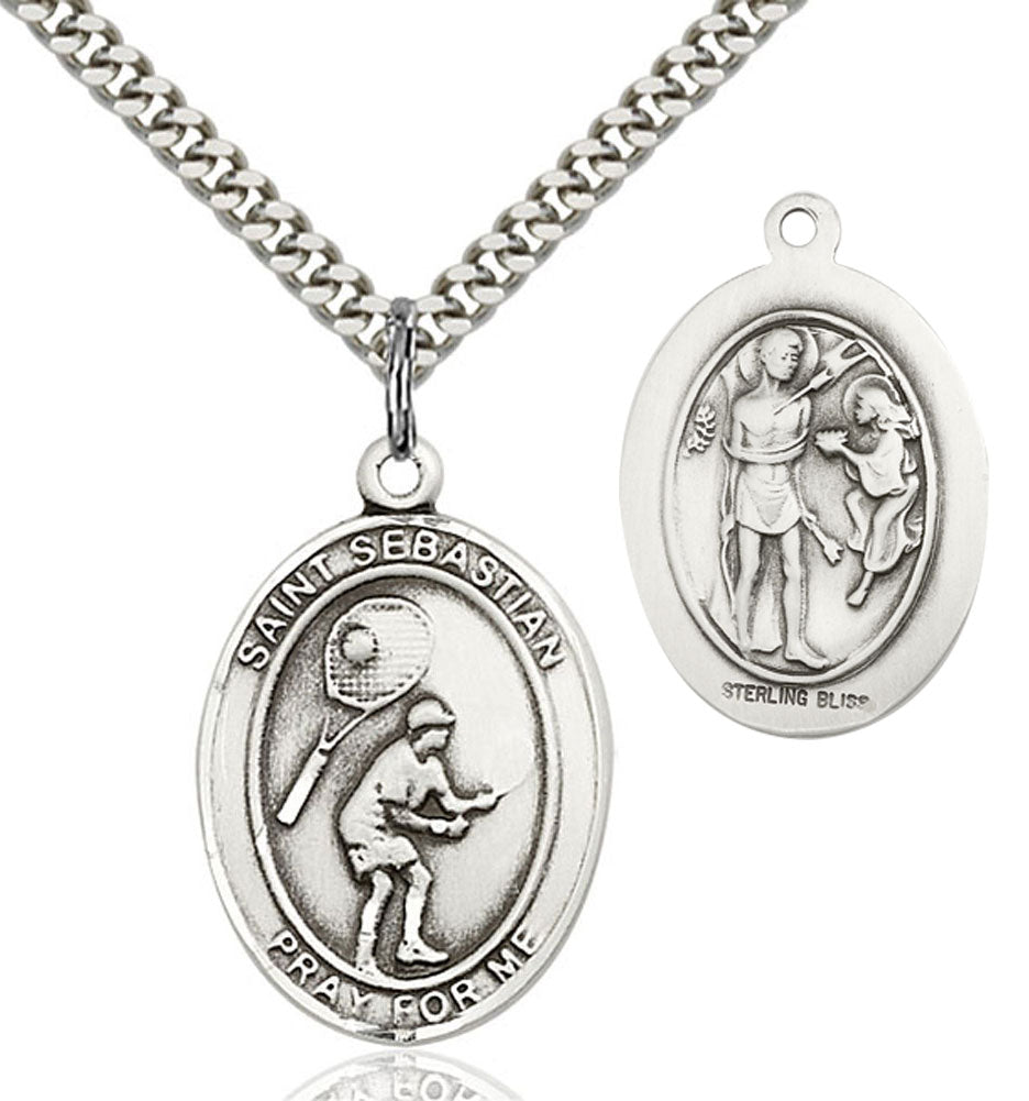 St. Sebastian Tennis Medal