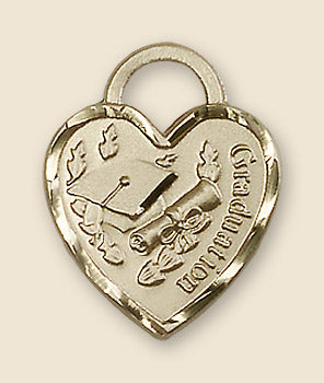 Graduation Heart Pendant