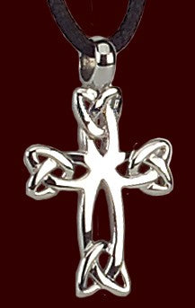 Stainless Steel Celtic Knot Cross Pendant - 1' H