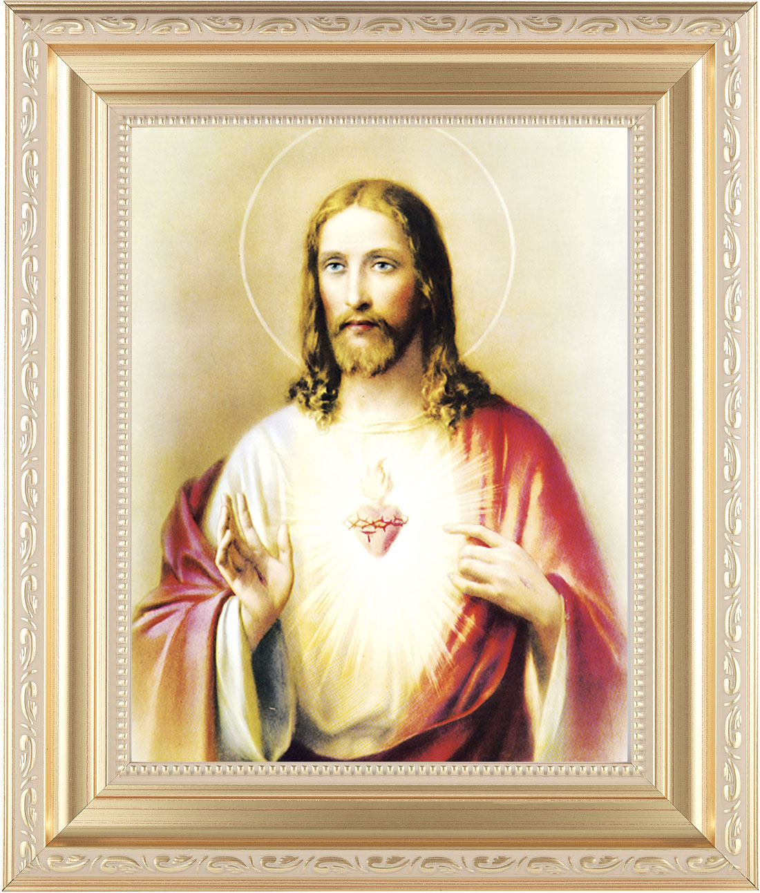 Sacred Heart of Jesus 8x10 Framed Print Under Glass
