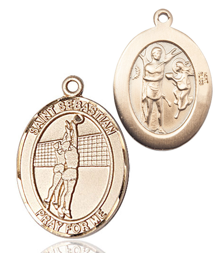 Saint Sebastian Volleyball Medal