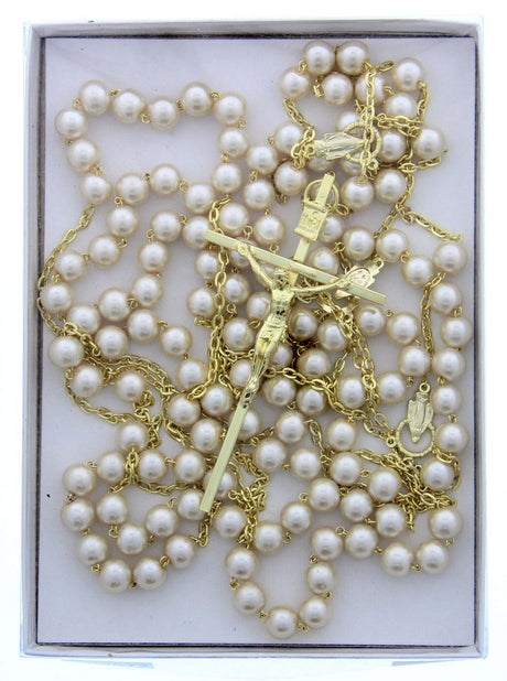 Pearl Lasso Wedding Rosary