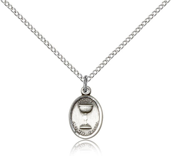 Oval Chalice First Communion Pendant