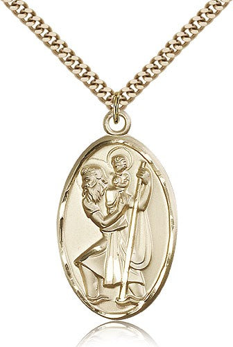 Large Saint Christopher Medal