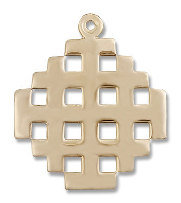 Men's Large Jerusalem Cross Pendant