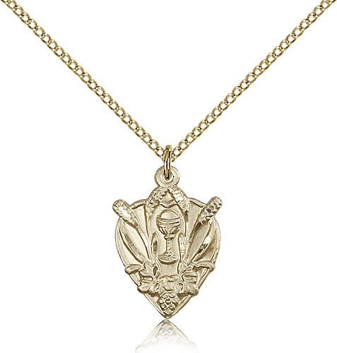 Heart Shaped First Communion Pendant