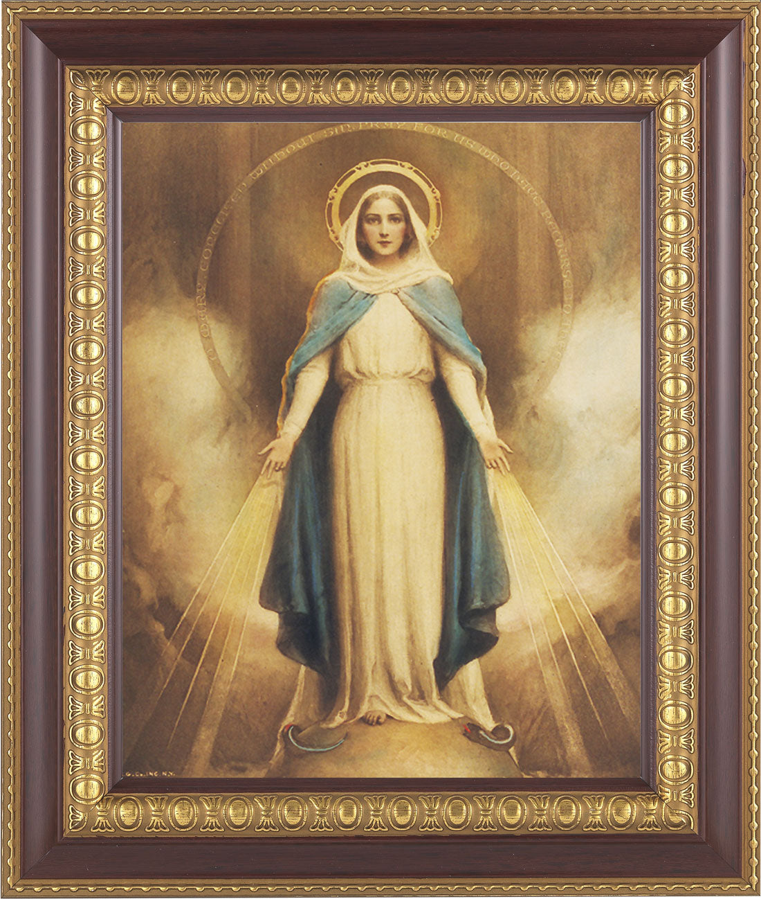 Miraculous Mary 8x10 Framed Print Under Glass