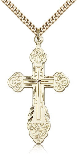 St. Olga's Large Cross Medal Necklace