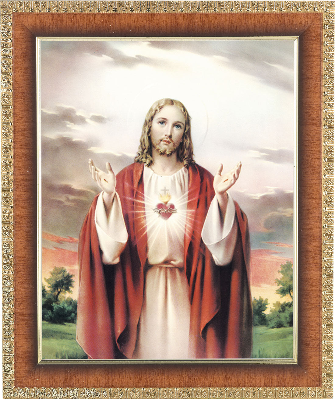 Sacred Heart of Jesus 8x10 Framed Print Under Glass