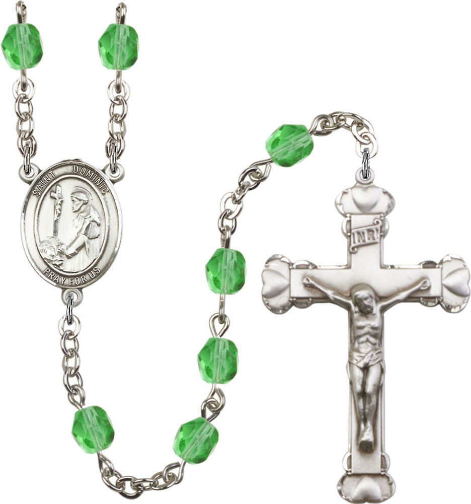 St. Dominic Rosary for Women 12 Birthstone Colors