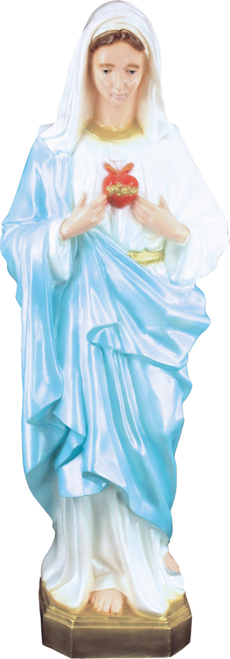 Plastic Immaculate Heart of Mary Statue - 36 inch