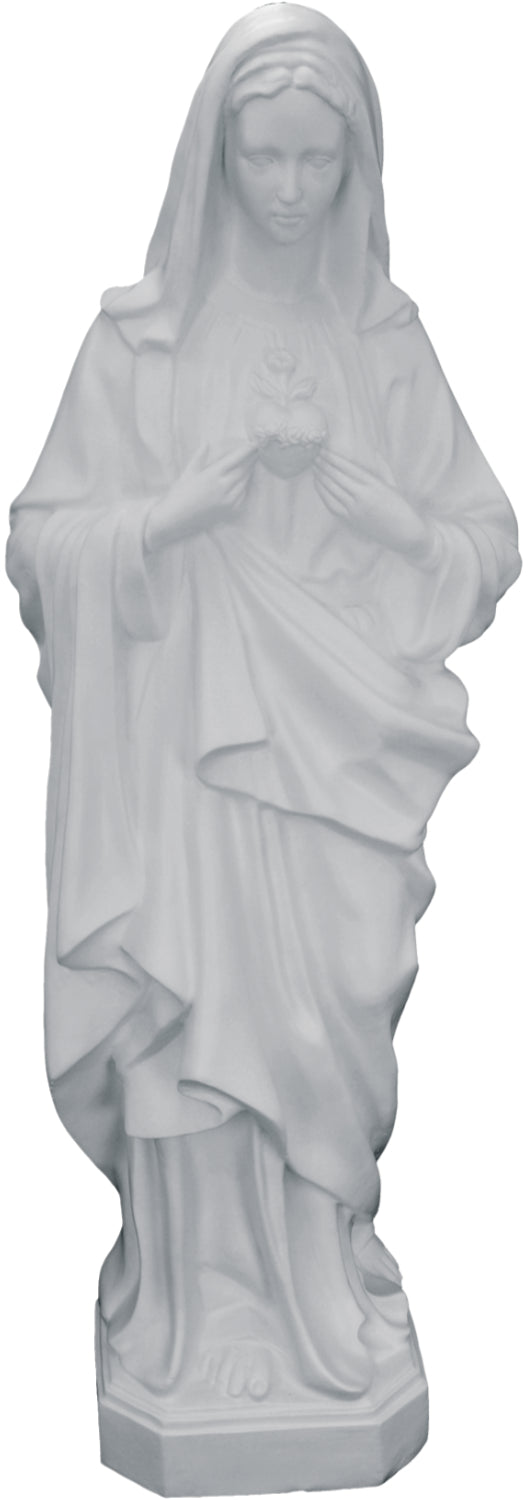 Plastic Immaculate Heart of Mary Statue - 36 inch