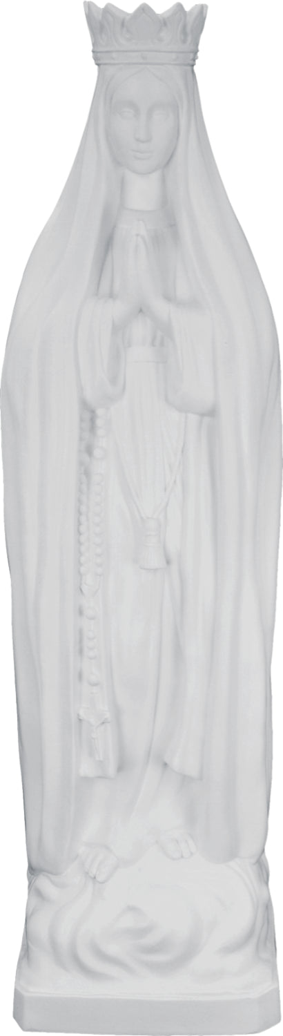 Plastic Pilgrim Virgin Our Lady of Fatima Statue - 24 inch