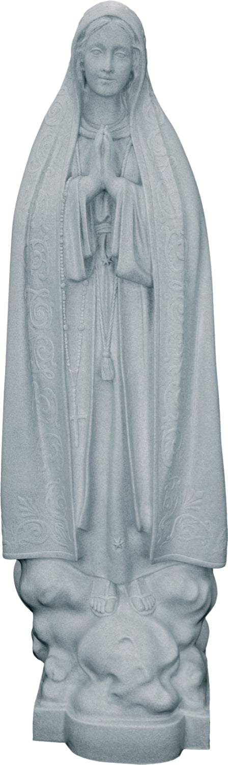 Plastic Our Lady of Fatima Statue - 32 inch