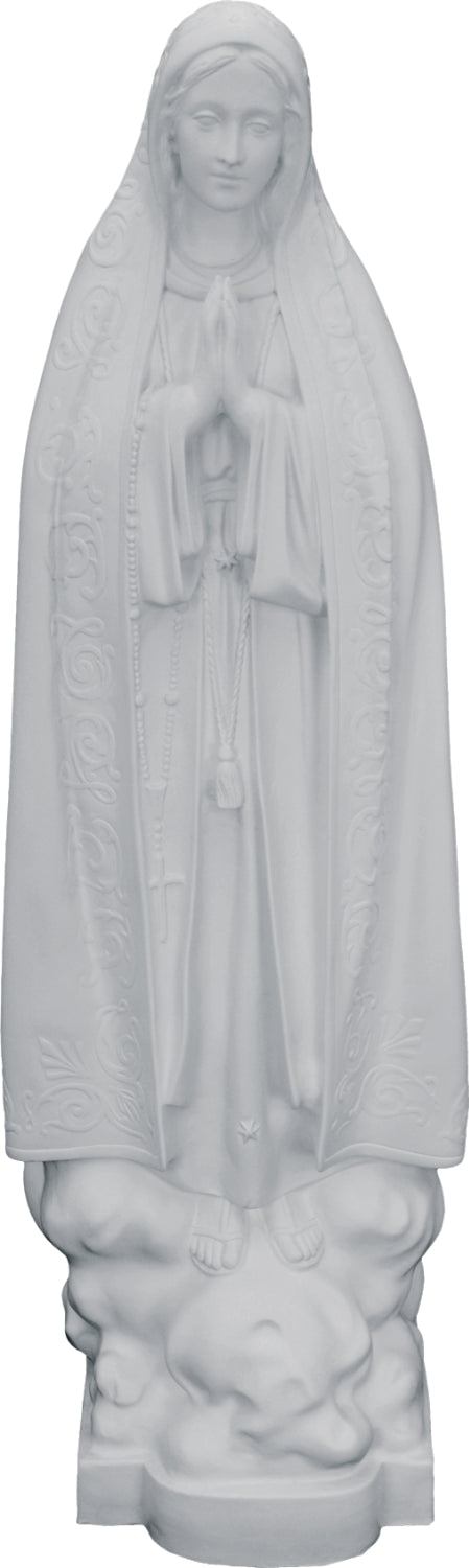 Plastic Our Lady of Fatima Statue - 32 inch