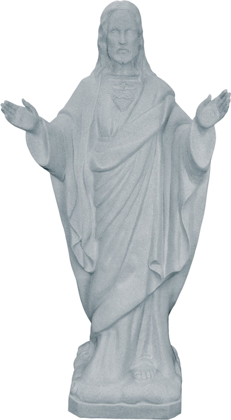 Plastic Sacred Heart of Jesus Statue - 24 inch