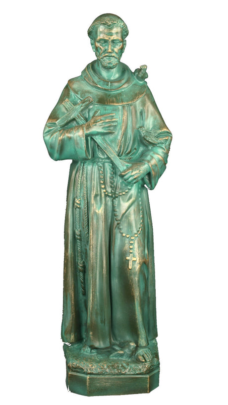 Saint Francis Plastic Statue - 24 inch