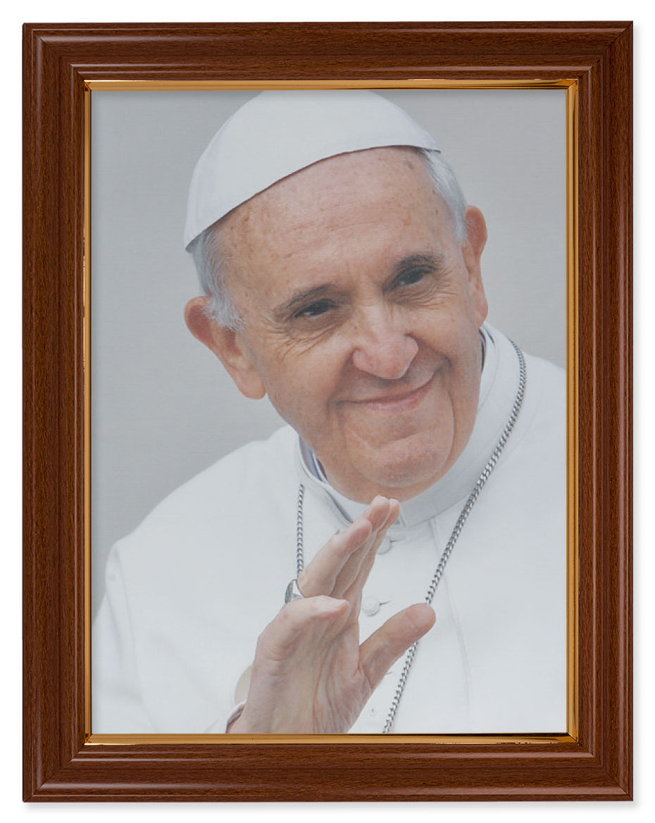 Pope Francis 12x16 Framed Canvas