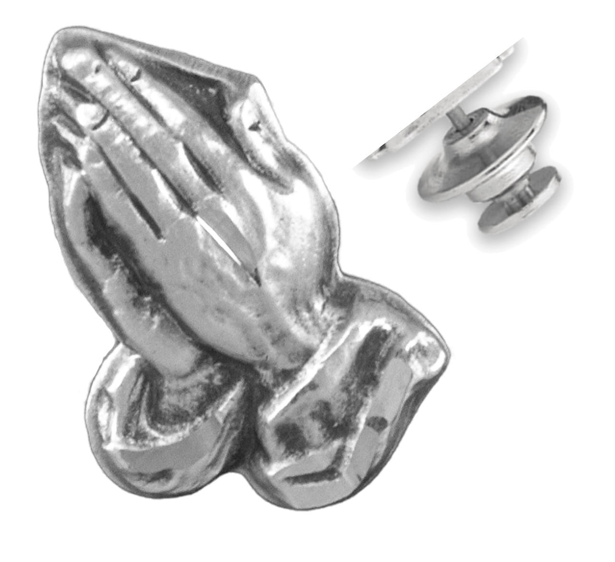 Prayer Hands Enamel Pin - 1.37" Cool & Funny Lapel Pin Brooch For Jackets, Bags, Hats