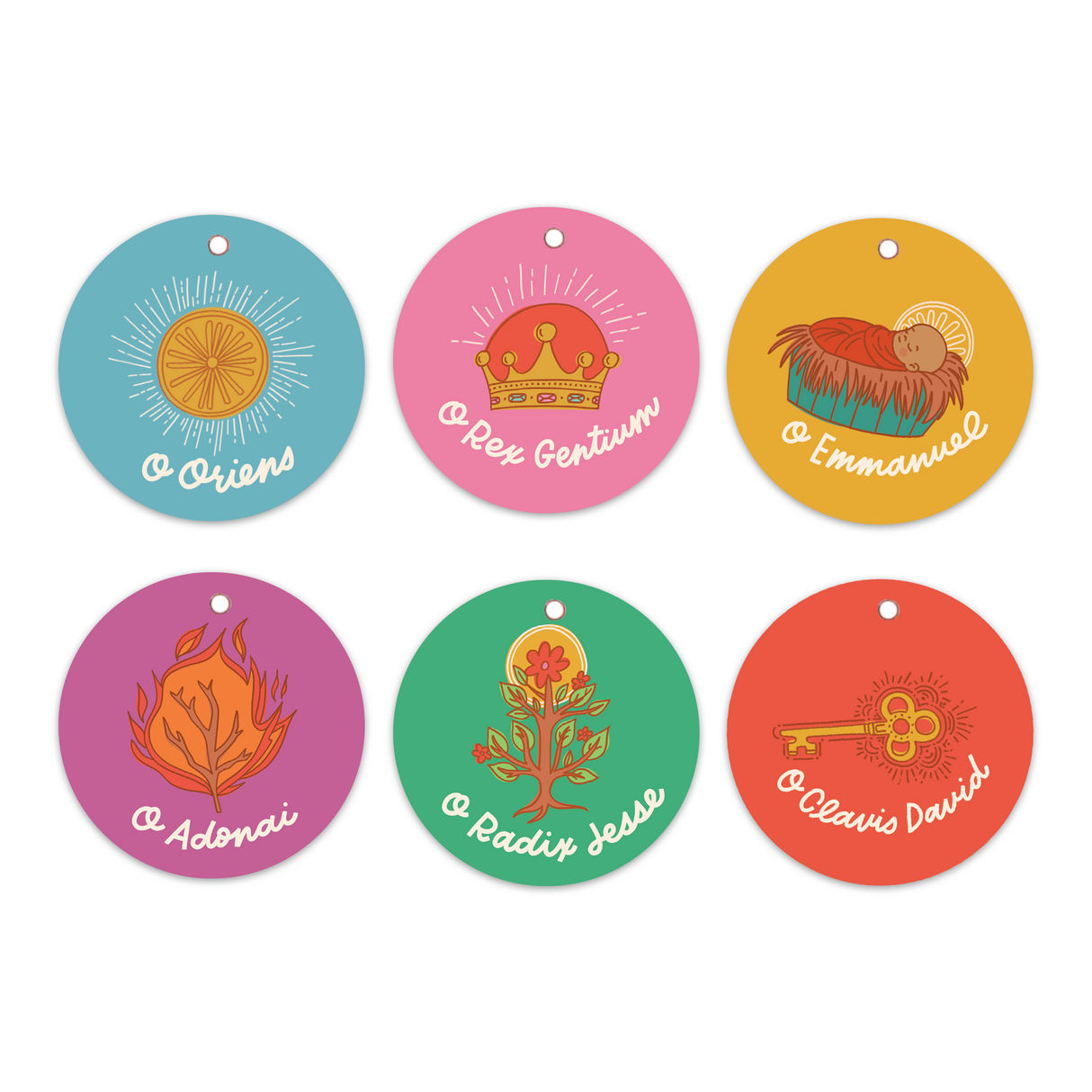 "O Antiphons" Ornaments
