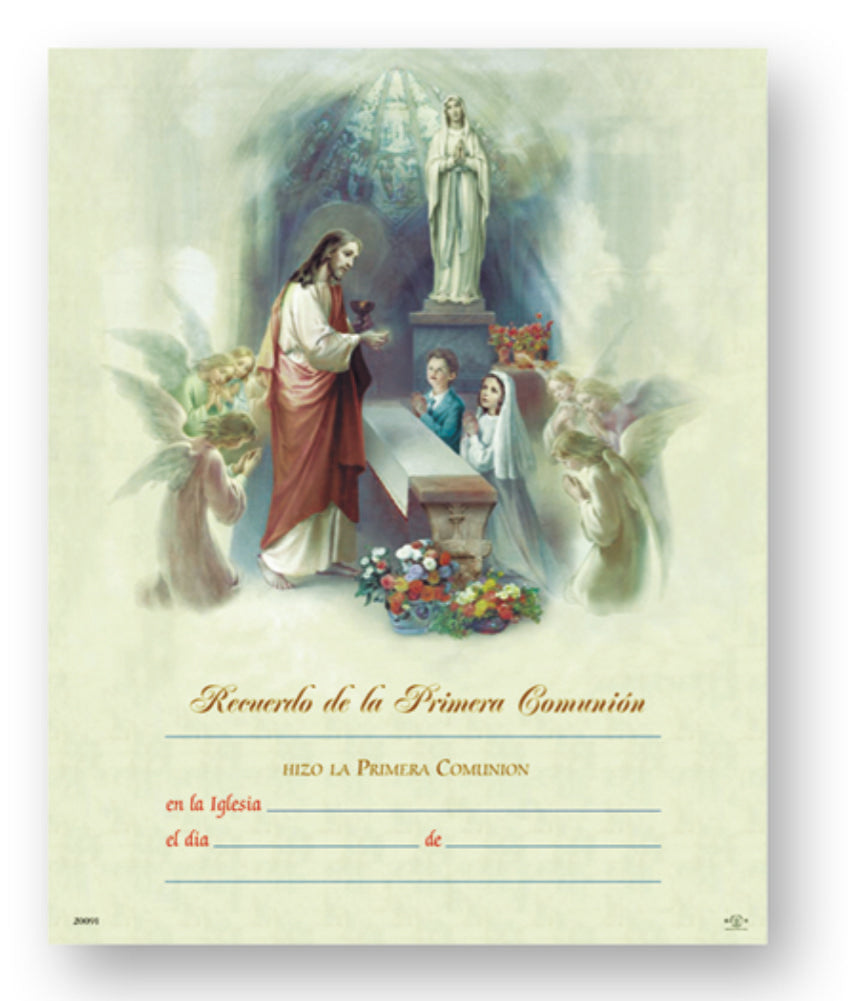 Recuerdo de la Primera Comunion - Spanish