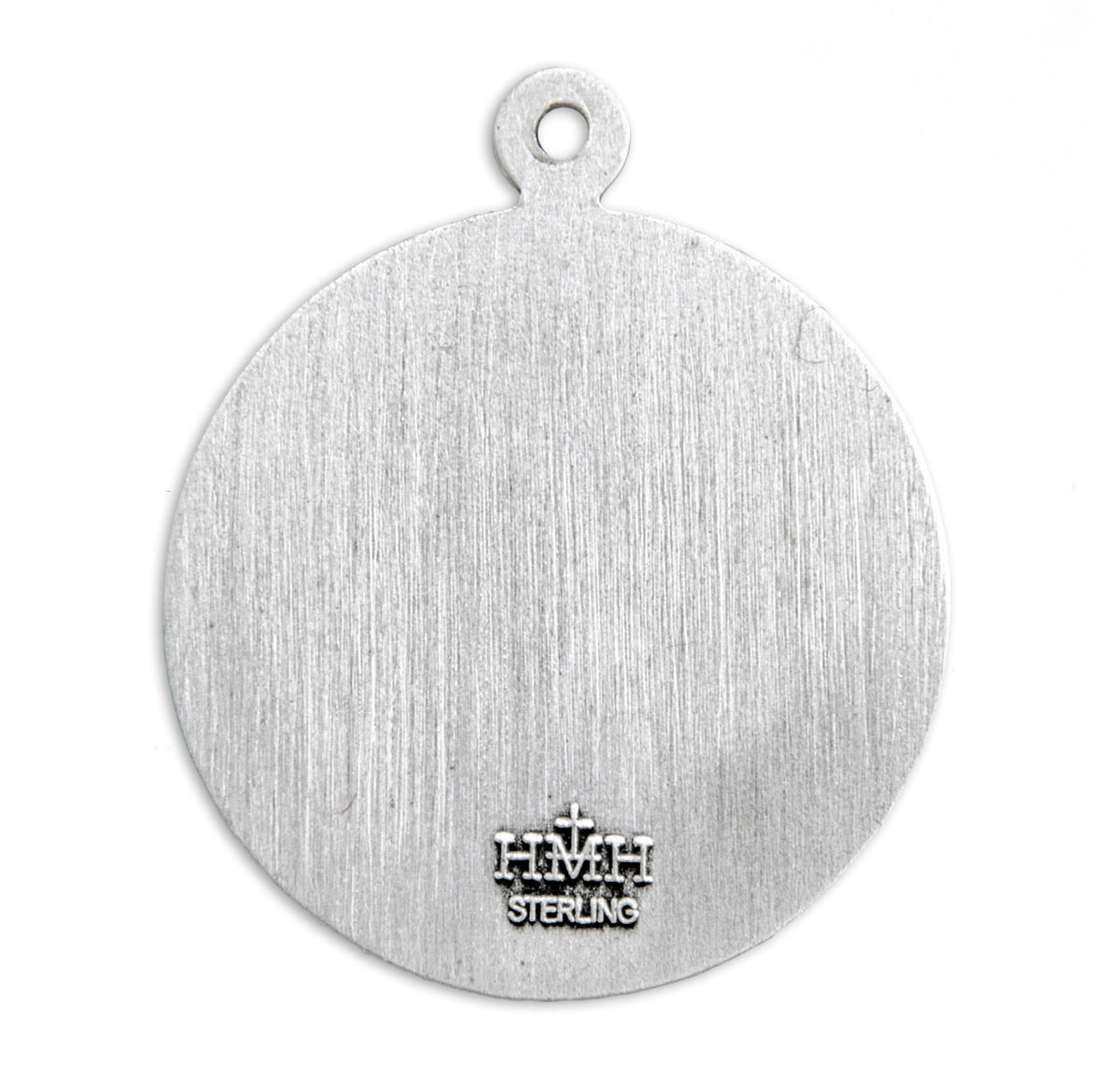 Small Saint Michael Medal Necklace, Sterling Silver