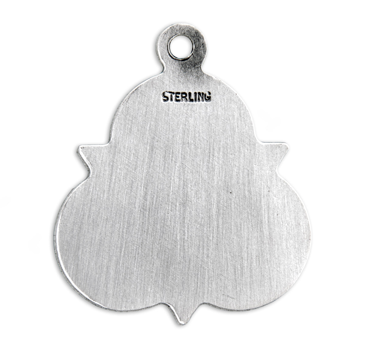 Saint Joseph Trinity Symbol Medal Necklace, Sterling Silver