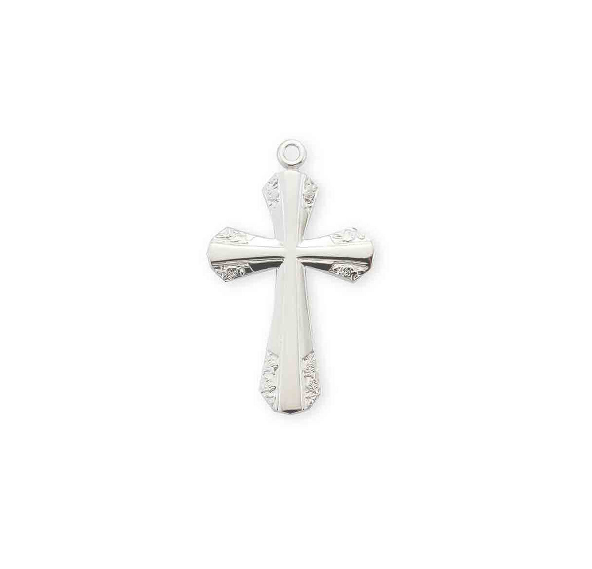 High Polish Within a Cross Necklace, Sterling Silver